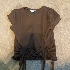 Brown Crop Top